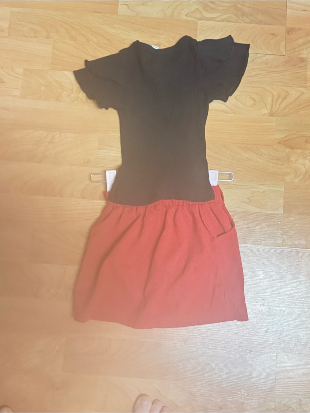 Women’s Red Casual A-Line Skirt
